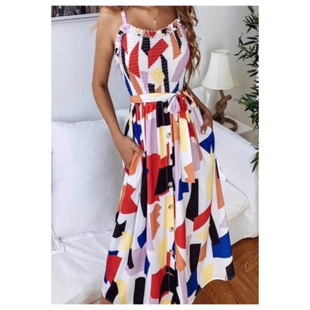 COLORS & BLOOM SLEEVELESS DRESS - Picture 3 of 8